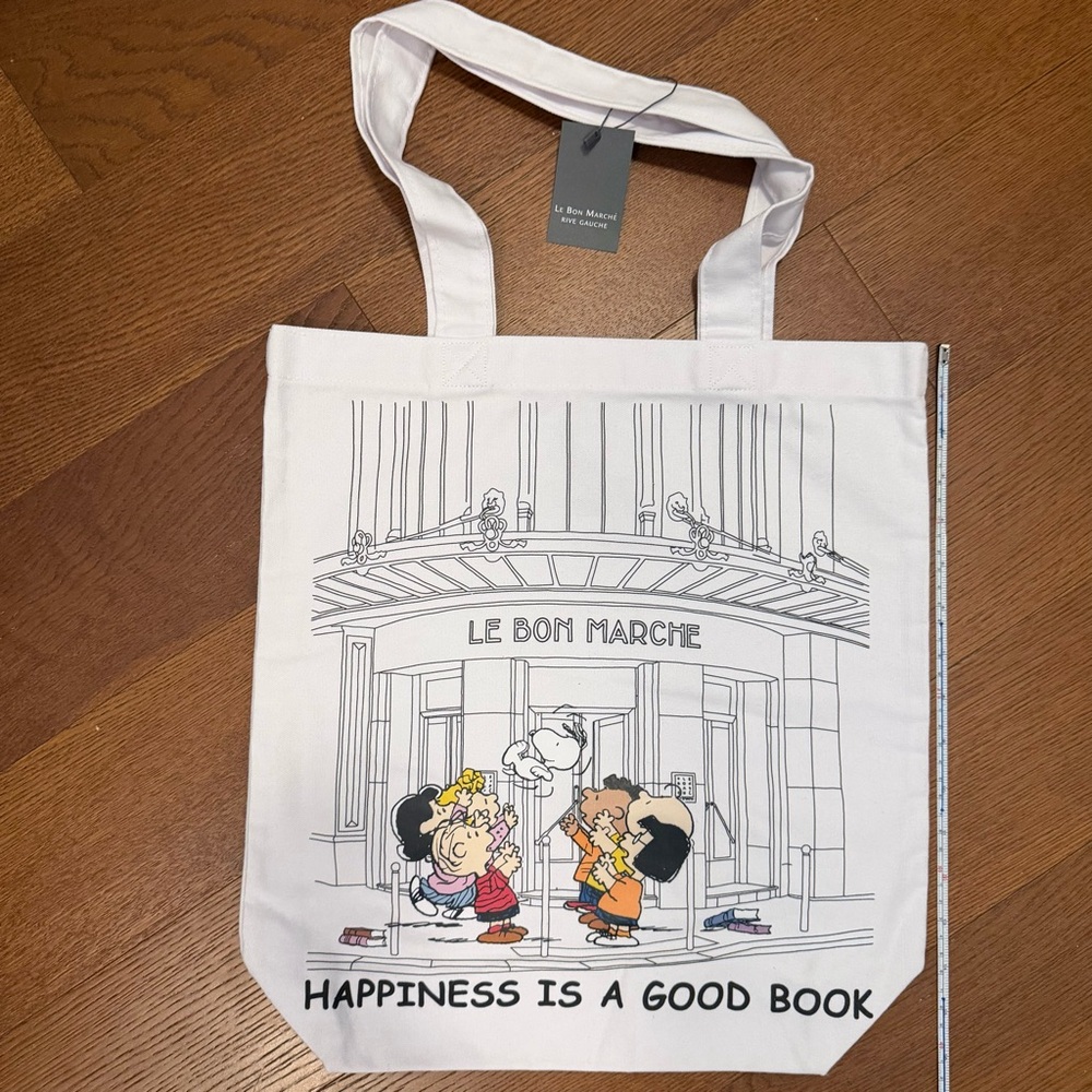 Le Bon Marche Bookstore fit. Snoopy Tote Bag